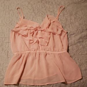 Medium top, like new, never worn, light pink